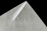 Polished Quartz Crystal Point - Brazil #109916-2